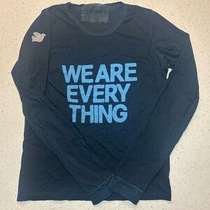 Freecity ‘we are everything’ golden line t / pre-loved